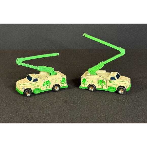 Matchbox Tree Utility Truck Ford Bucket Boom 1989 F-Series MB33 MB74 Toy Car VTG - Picture 2 of 7